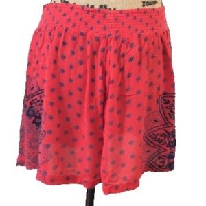 Free People Flowy,  boho, hippie style shorts